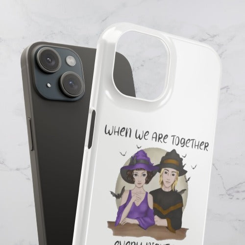 When we are together every night is Halloween | Slim Phone Cases